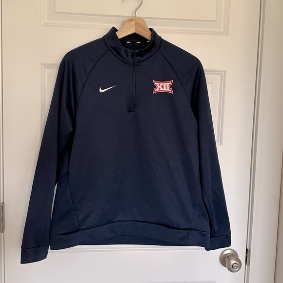 Nike Dri Fit Big 12 / Big XII quarter zip performance jacket - Picture 1 of 4